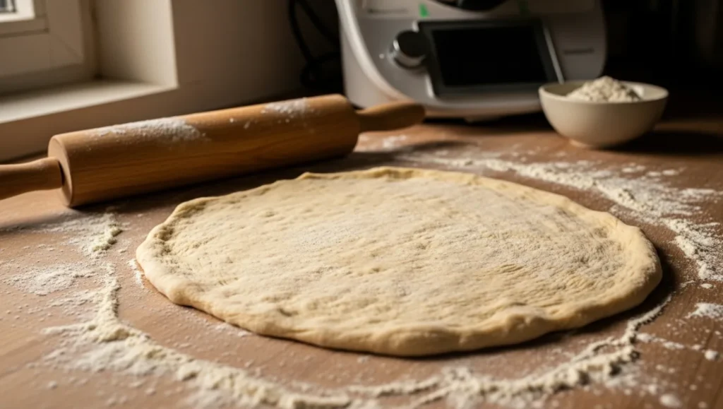 Pâte à pizza maison inratable faite avec la recette Thermomix pour débutants