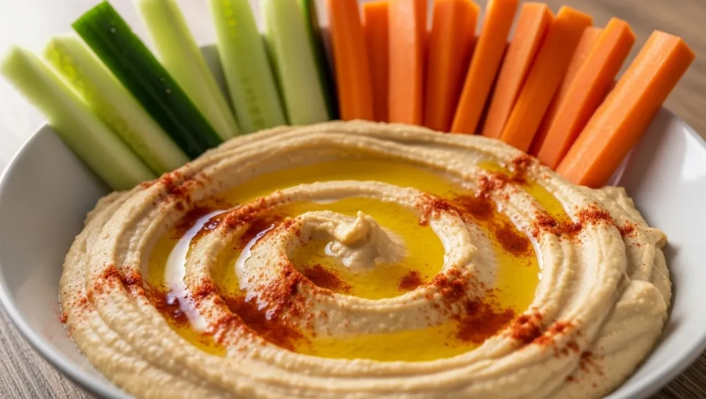 Recette de houmous ultra-onctueux au Thermomix, texture parfaite sans grumeaux.