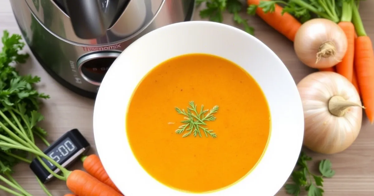 You are currently viewing Recette rapide Thermomix : Soupe veloutée en 15 min !