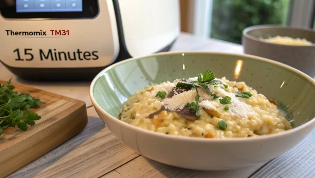 Risotto crémeux préparé en 15 minutes avec Thermomix TM31