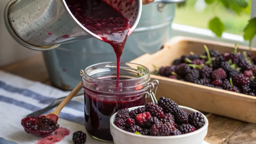 Remplissage des pots de confiture au Thermomix avec entonnoir - Technique propre