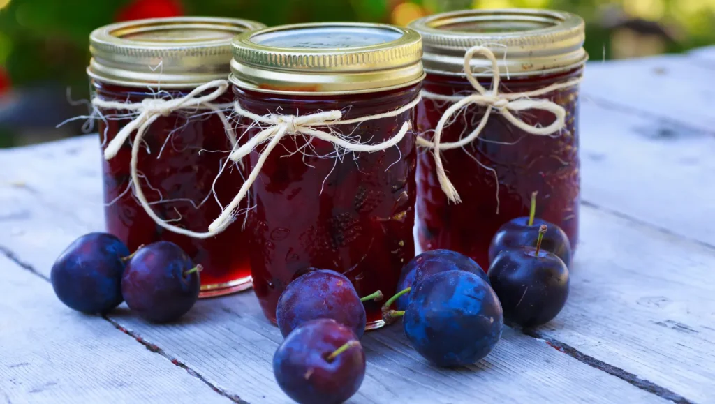 Mise en pots confiture prunes Thermomix maison